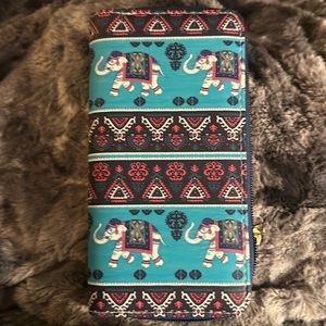 Colorful Elephant Printed Wallet